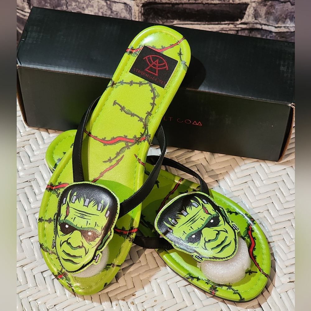 New Betty Frankie Sandal ~ Strange Cvlt ~ Frankenstein - Picture 5 of 7